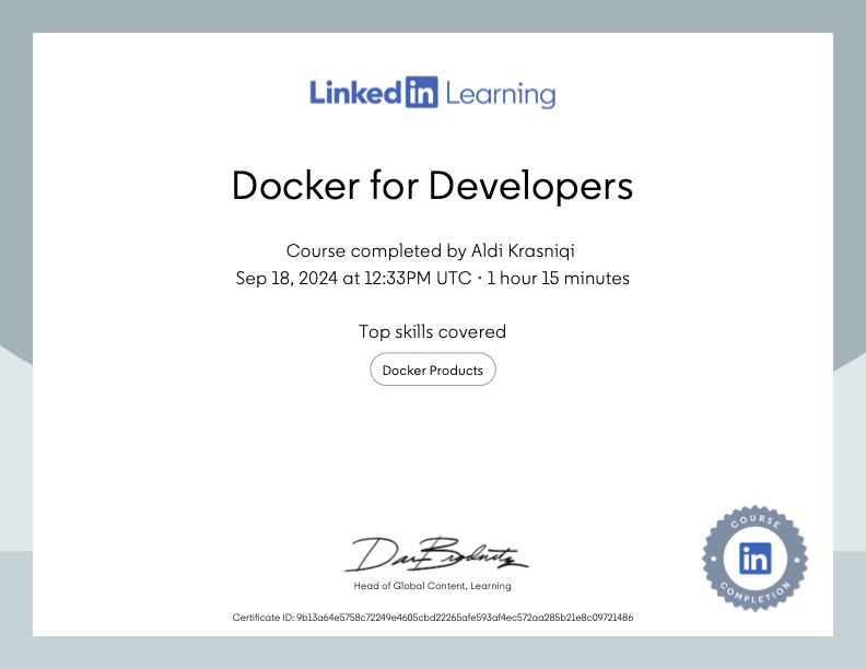 Docker for developers